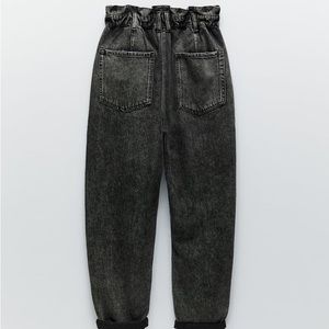 ZARA - Baggy Paper Bag Jeans